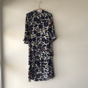 Floral chiffon dress